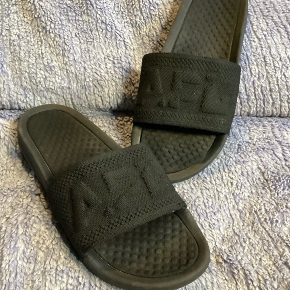 APL Black Slide Sandals